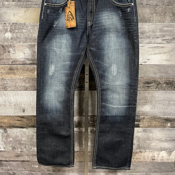 Antique Rivet Jeans - Picture 2 of 4